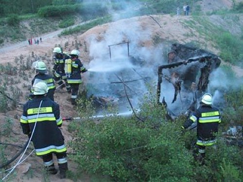 Baucontainer brannte – starke Rauchentwicklung ließ Großbrand vermuten