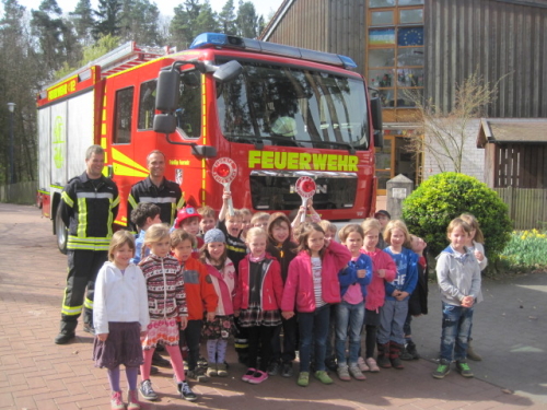 Brandschutzerziehung in Schule und Kindergarten