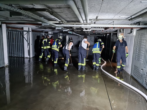 Erneuter Unwetter Einsatz in Nürnberg