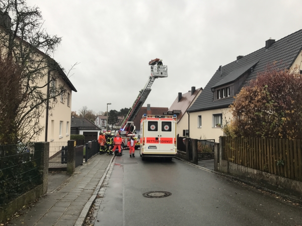 Personenrettung über Drehleiter