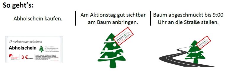 Christbaumsammelaktion 07.01.2017