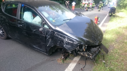 Erneut schwerer Verkehrsunfall auf der B14