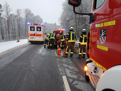 VU nach erstem Schneefall