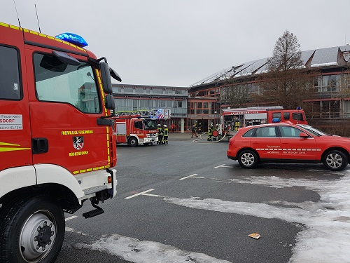 Feuer in Richard-Glimpel-Schule in Lauf