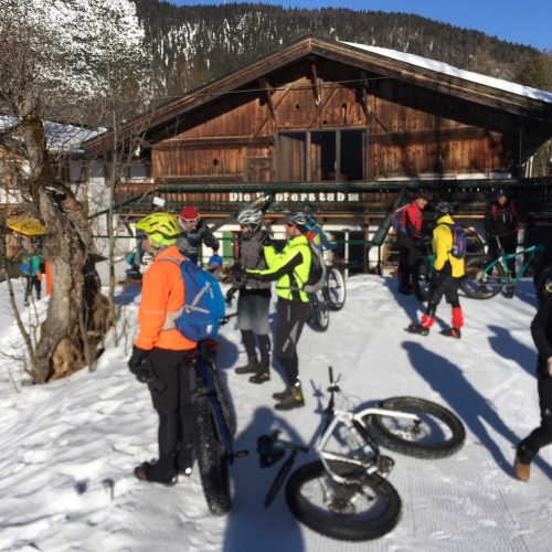 Mit Fatbikes durch den Schnee