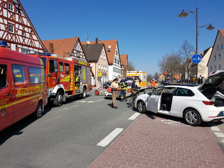 Erneut Verkehrsunfall mit Fahrradfahrerin