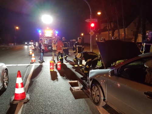 Wieder Verkehrsunfall auf der Hauptstraße